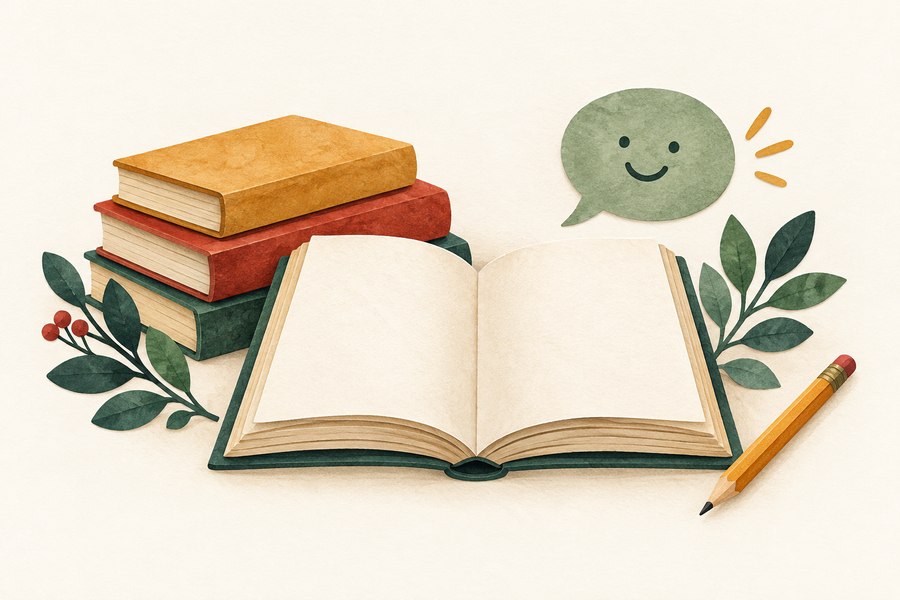 Libros y cuaderno para aprender ingl�s general