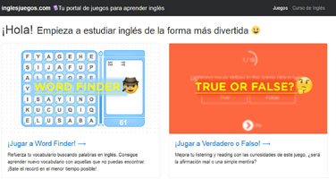 Juegos gratis para aprender inglés online